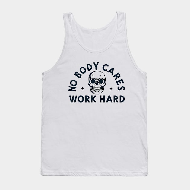 Work Hard Tank Top by NomiCrafts